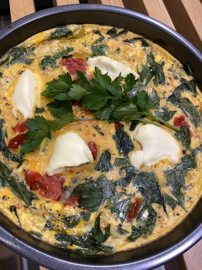 Italian Flag Frittata recipe
